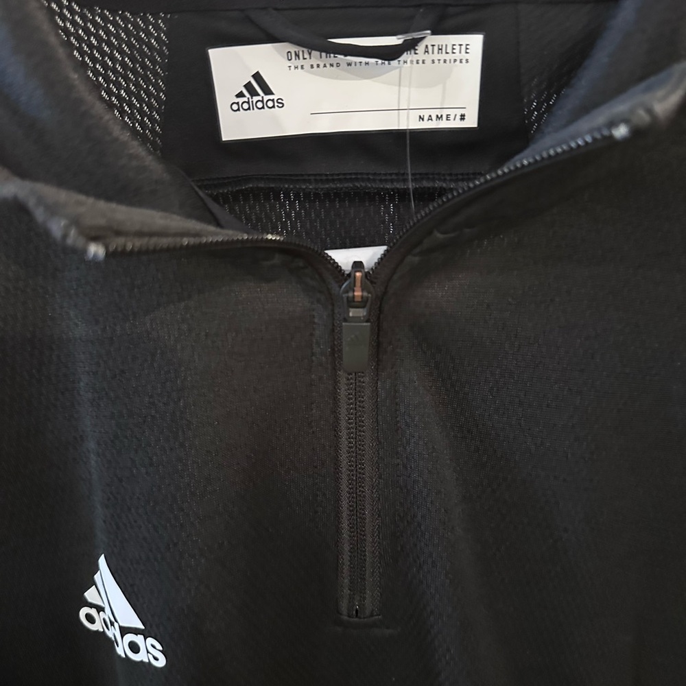 Adidas Men Black Performance Jacket- Medium - image 2